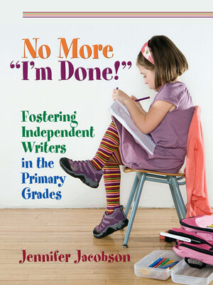 cover image of No More "I'm Done!"
